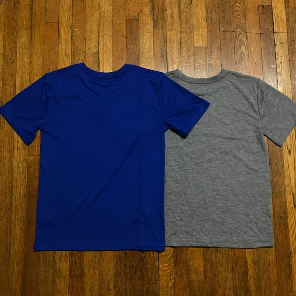 NWT adidas Youth 2-pack Performance Tee, Blue and Gray - S (8) - Picture 4 of 4